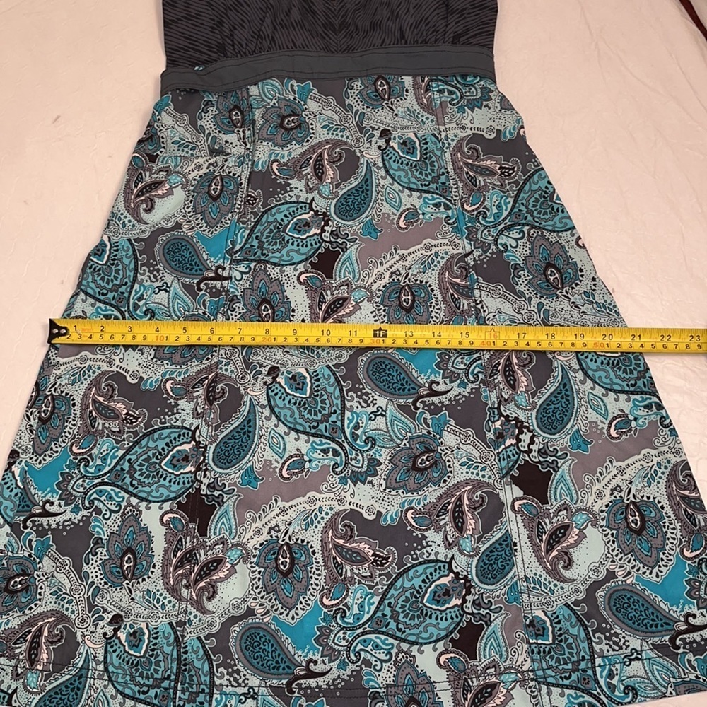 Athleta Pack Everywhere Dress gray teal white 8p - Picture 8 of 13